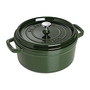 ストウブ] staub ピコ ココット 24cm 鍋 ラウンド バジルグリーン