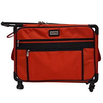 【中古】【輸入品・未使用】TUTTO Machine On Wheels Case-20%ダブルクォーテ%X13%ダブルクォーテ%X9%ダブルクォーテ% Red (並行輸入品)|ムジカ&フェリーチェ店