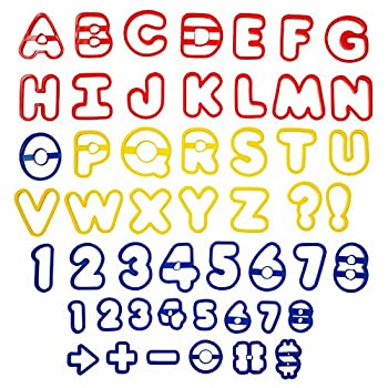 【中古】【輸入品・未使用】WILTON(ウィルトン) ABC&カッターセット50pc カラフル 9cm 2304-1054|ムジカ&フェリーチェ店