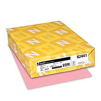【中古】【輸入品・未使用】Neenah Exact Vellum Bristol%ｶﾝﾏ% 67 lb%ｶﾝﾏ% 8.5 x 11 Inches%ｶﾝﾏ% 250 Sheets%ｶﾝﾏ% Pink by Neenah｜ムジカ＆フェリーチェ店