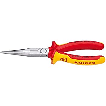 【中古】【輸入品・未使用】Knipex 2618200SBAカッター付きロングノーズプライヤー、1000ボルト定格、8インチ|ムジカ&フェリーチェ店