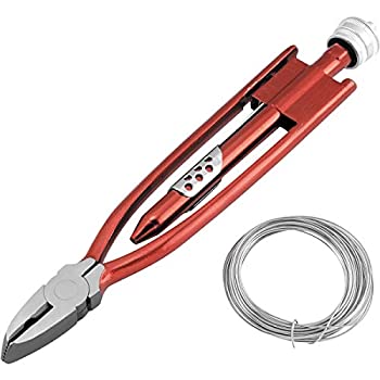 【中古】【輸入品・未使用】BikeMaster 安全ワイヤーペンチ ワイヤー付き (25フィート/L)
