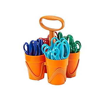【中古】【輸入品・未使用】Fiskars 5 Inch Pointed-tip Kids Scissors with 4-Cup Carrying Caddy%カンマ% Class Pairs (12-34677097J) by Fiskars|ムジカ&フェリーチェ店