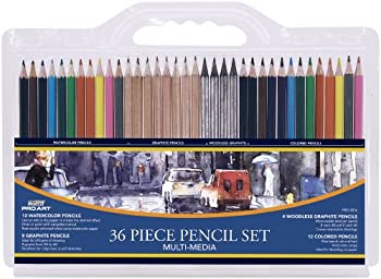 【中古】【インポート品・未当て嵌める】Pro Art 36-Piece Artist Pencil Set [並行輸入品]