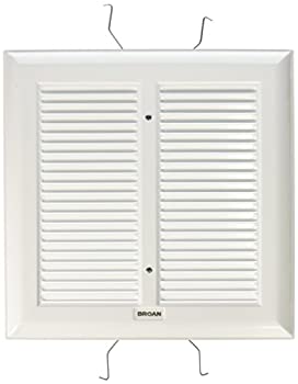 【中古】【輸入品・未使用】Broan S97011308 Spring Mounted Bathroom Fan Cover/Grille Assembly%ｶﾝﾏ% White by Broan