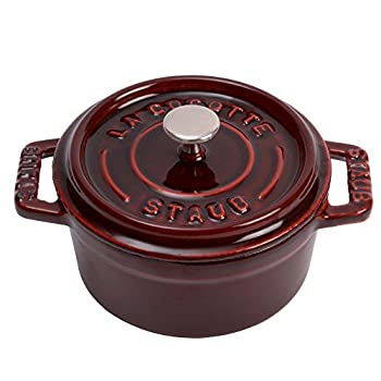 【中古】【輸入品・未使用】[ストウブ] staub ミニ ココット ラウンド 10cm マジョリカレッド（グレナディン） 鍋 [並行輸入品]｜ムジカ＆フェリーチェ店