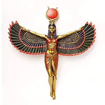 【中古】【輸入品・未使用】Pacific Giftware 翼のあるイシス エジプト女神 壁掛け 神