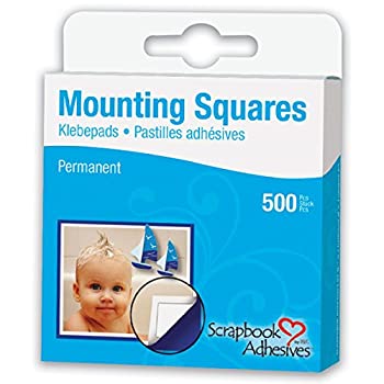 【中古】【輸入品・未使用】500 Mnt Sqs Wht Perm 1/2x1/2in by SCRAPBOOK ADHESIVES BY 3L｜ムジカ＆フェリーチェ店