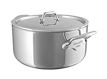 【中古】【輸入品・未使用】Mauviel フランス MCook 5 層 ステンレス 鋼 5231.21 3.6 クォート シチュー鍋 ふた 、 鋳造 ステンレス 鋼 ハンドル 付き で 行われました 。