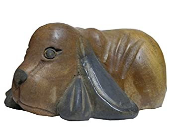 【中古】【インポート品・未当て嵌める】（並行輸入品）アジアン雑貨 わんお父ちゃんの木彫り1