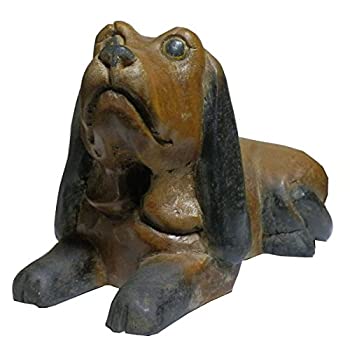【中古】【輸入品・未使用】（並行輸入品）アジアン雑貨　わんちゃんの木彫り9