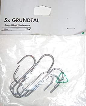 【中古】【輸入品・未使用】IKEA GRUNDTAL 5?pc Sフックハンガー???2.75?%ﾀﾞﾌﾞﾙｸｫｰﾃ% [並行輸入品]
