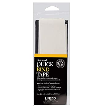 【中古】【輸入品・未使用】Lineco Gummed Quick Bind Tape White 2X36 In by Lineco｜ムジカ＆フェリーチェ店