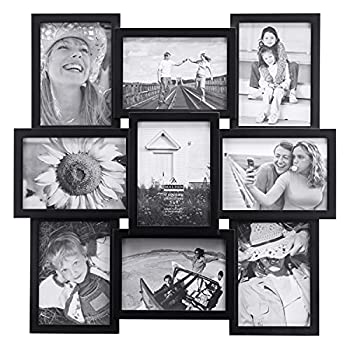 【中古】【輸入品・未使用】Malden International Designs Crossroads 9 Opening 5x7%ﾀﾞﾌﾞﾙｸｫｰﾃ% Collage Black Picture Frame by Malden International Designs [並行輸入｜ムジカ＆フェリーチェ店