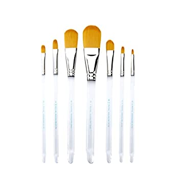 【中古】【インポート品・未当て嵌める】Aqualon Royal and Langnickel Short Handle Paint Brush Set%ｶﾝﾏ% Filbert%ｶﾝﾏ% 7-Piece by Aqualon