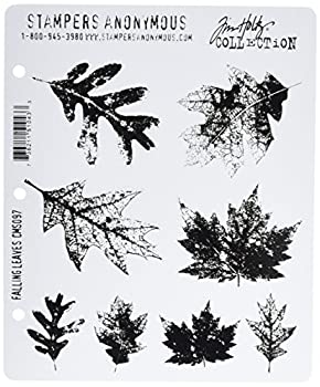 【中古】【インポート品・未当て嵌める】Tim Holtz Cling Rubber Stamp Set 7%ﾀﾞﾌﾞﾙｸｫｰﾃ%X8.5%ﾀﾞﾌﾞﾙｸｫｰﾃ%-Falling Leaves (並行輸入品)