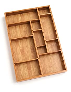 【中古】【輸入品・未使用】Lipper International Bamboo Adjustable Drawer Organizer by Lipper International｜ムジカ＆フェリーチェ店