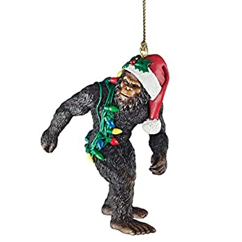 【中古】【インポート品・未当て嵌める】Design Toscano Bigfoot the Holiday Yeti Holiday Ornament by Design Toscano