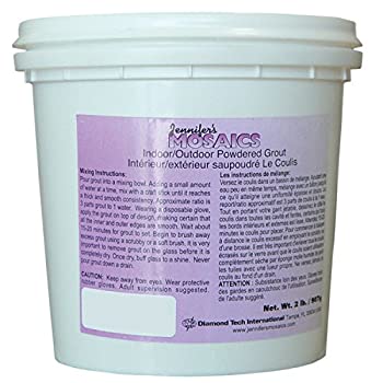 【中古】【輸入品・未使用】Jennifer's Mosaics White Powdered Grout (Sanded)%ｶﾝﾏ% 2-Pound by Jennifer's Mosaics