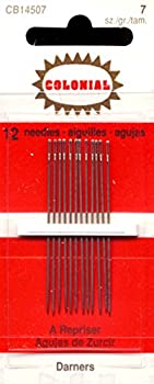 【中古】【インポート品・未当て嵌める】Colonial Needle John James コットンダナーズニードル 12個 大きさ7