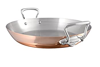 【中古】【輸入品・未使用】Mauviel Made In France M'Heritage Copper 150s 6137.35 13.7-Inch Paella Pan with Cast Stainless Steel Handle by Mauviel