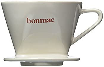 【中古】【輸入品・未使用】bonmac ボンマック コーヒー ドリッパー メジャースプーン付き 2~4杯用 CD-2W ホワイト #813005 [並行輸入品]