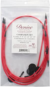 【中古】【輸入品・未使用】Denise Interchangeable Knit & Crochet Companion Set-Red (並行輸入品)