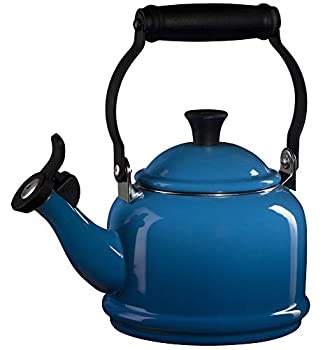 【中古】【輸入品・未使用】Le Creuset Enamel-on-Steel Demi 1-1/4-Quart Teakettle%カンマ% Marseille ケトル 1200ml