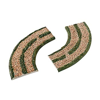 【中古】【輸入品・未使用】Department 56 Accessories for Villages Woodland Curver Road%ｶﾝﾏ%0.31 inch (Set of 2) [並行輸入品]