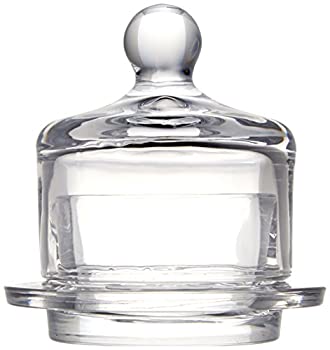 【中古】【輸入品・未使用】Abbott Collection Home 27-ANTOINE 2 Piece Small Butter Dish with Dome Lid%ｶﾝﾏ% Clear