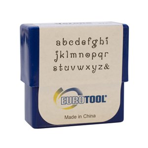 【中古】【輸入品・未使用】Verona Alphabet Stamp Set%ｶﾝﾏ% Lower Case%ｶﾝﾏ% 2mm%ｶﾝﾏ% 27 Piece Set by EuroTool｜ムジカ＆フェリーチェ店