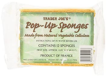【中古】【インポート品・未当て嵌める】Trader Joe\u0027s Pop Up Sponges Made From Natural Vegetable Cellulose [並行輸入品]