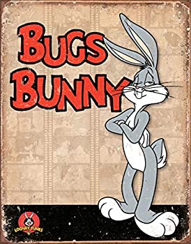 【中古】【輸入品・未使用】バックスバニー★レトロシリーズ★BUGS BUNNY★アメリカンブリキ看板｜ムジカ＆フェリーチェ店