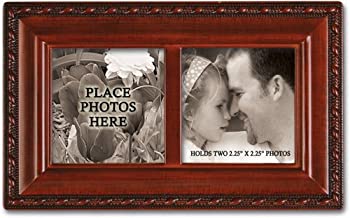 【中古】【輸入品・未使用】Photo Frame Lid Woodgrain Cottage Garden Petite Music Box Plays What a Wonderful World by Cottage Garden