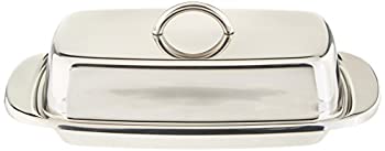 【中古】【インポート品・未当て嵌める】Norpro 282 Stainless Steel Double Covered Butter Dish%ｶﾝﾏ% Silver by Norpro