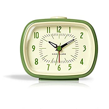 【中古】【インポート品・未当て嵌める】KIKKERLAND Retro Alarm Clock W10.7×D5.7×H8.8c 緑であること AC08G [並行輸入品]