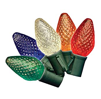 【中古】【輸入品・未使用】Brite Star 100?Count led-c7ファセットライトセット、マルチカラー