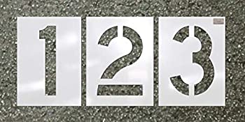 【中古】【輸入品・未使用】C.H. Hanson - Number Kit 12 Pc. - Stencil Font Size 4x2.75 HWY font by CH Hanson