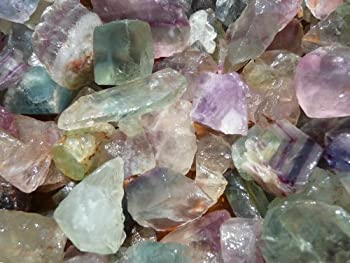【中古】【輸入品・未使用】( A: 0.5kg Lot) - Fantasia Materials: 0.5kg Rainbow Fluorite Rough - (Select 0.5kg) - Raw Natural Crystals for Cabbing%ｶﾝﾏ% Cutting%ｶﾝﾏ｜ムジカ＆フェリーチェ店