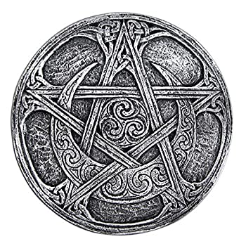 【中古】【インポート品・未当て嵌める】Moon Pentacle Plaqueしろがね色完成