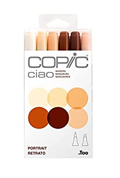 【中古】【インポート品・未当て嵌める】Copic Marker I6-skin Ciao Markers%ｶﾝﾏ% Skin%ｶﾝﾏ% 6-pack