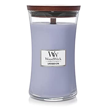 【中古】【輸入品・未使用】Woodwick Candle%ｶﾝﾏ% Large%ｶﾝﾏ% Lavender Spa