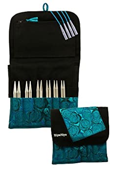 【中古】【インポート品・未当てはめる】HiyaHiya Interchangeable 5-inch (13糎) Sharp Steel Knitting Needle Set; Large Tip Sizes (US 9-15) HISSTINKIT5LG by HiyaHiya