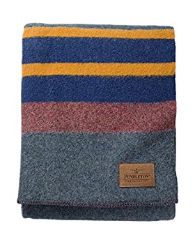 【中古】【輸入品・未使用】Pendleton キャンプブランケットツイン クイーン ブルー ZA16252552|ムジカ&フェリーチェ店