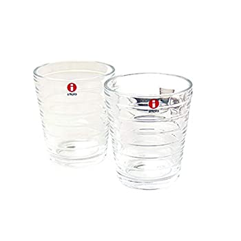 【中古】【インポート品・未当て嵌める】[イッタラ] iittala AINO AALTO（アイノアールト）2個有りの実仕掛ける タンプラー 220ml CLEAR [並行輸入品]