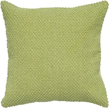 【中古】【輸入品・未使用】Rizzyホームt05278?Handloom織りのドットの装飾枕、20?by 20インチ、セージ