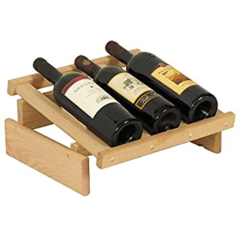 【中古】【インポート品・未当て嵌める】Wooden Mallet WRD3UN 3 Bottle Dakota Wine Display