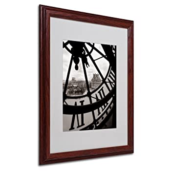 【中古】【輸入品・未使用】Trademark Fine Art Big Clock Canvas Wall Art Chris Bliss with Wood Frame 16 by 20-Inch ALI0296-W1620MF
