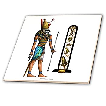 【中古】【インポート品・未当て嵌める】運動場耐用年数Gadroon Mythology???Horusエジプト・アラブ共和国神Pagan作物???瓦 6-Inch コンピュータ断層撮影法_167463_2 その他-インテリア・寝具・収納