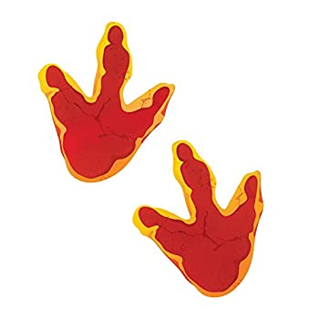 【中古】【輸入品・未使用】[ファンエクスプレス]Fun Express Large Dinosaur Foot Print Floor Decal Clings 12 Pieces [並行輸入品]
